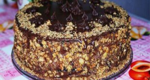 Шоколадный королевский торт без муки