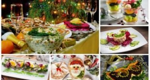 Подборка вкусных салатов к Новому году