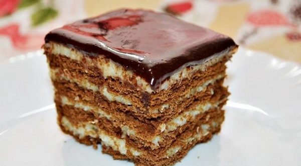 Обалденный торт без выпечки с кокосовым кремом